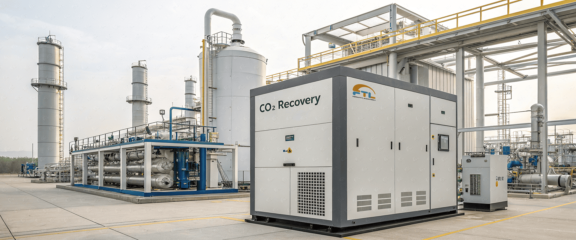 Industrial CO₂ capture equipment