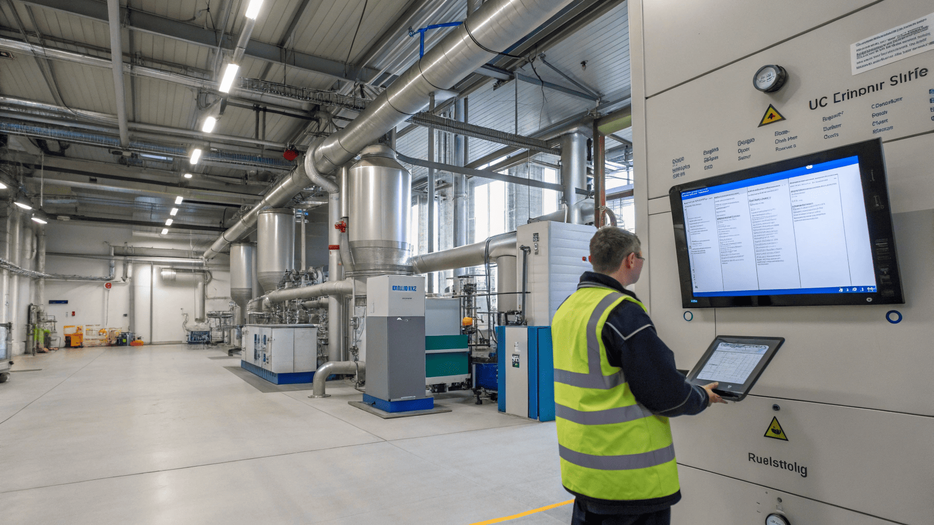 A graphic illustrating the energy consumption of a carbon capture unit.